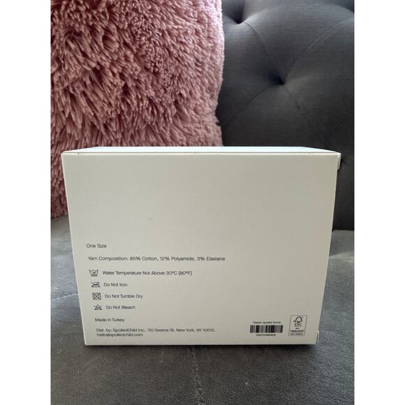 Spoiled Child NEW White Knit Socks ONE SIZE | SAME DAY SHIP or NEXT DAY - Picture 6 of 6